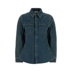 Burberry Women Stretch Denim Shirt